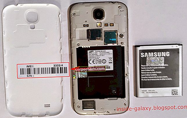 Kuidas leida Samsung Galaxy S5-st IMEI-numbrit ja seerianumbrit